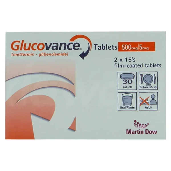 GLUCOVANCE 500/5MG TAB