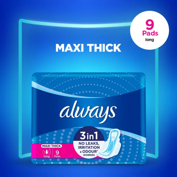 ALWAYS MAXI THICK LONG 9`S
