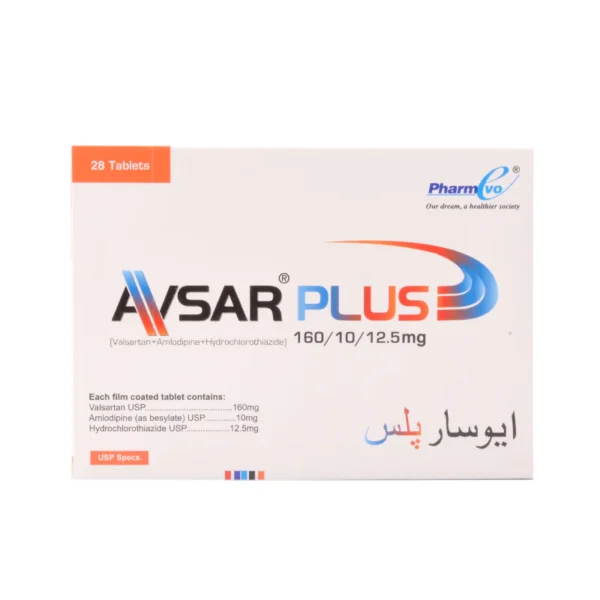 AVSAR PLUS 160/10/12.5 MG TAB