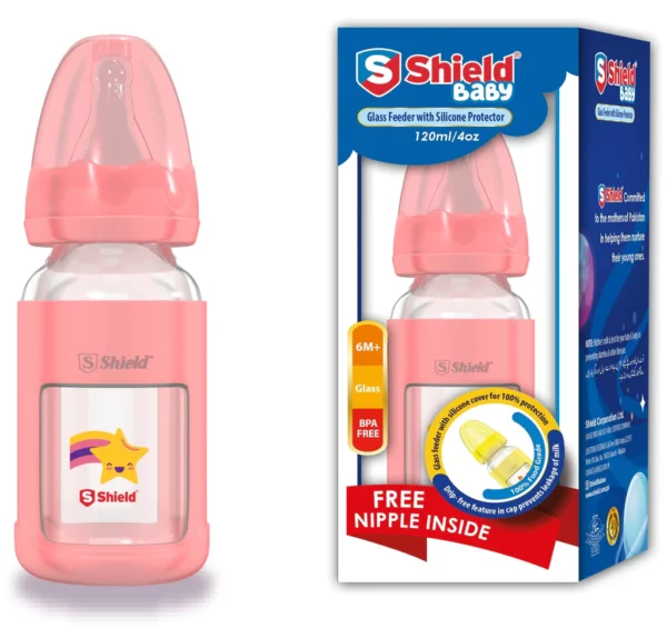 SHIELD GLASS FEEDER SILICONE PROTECTOR 120ML