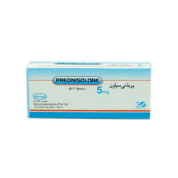 PREDNISOLONE 5MG TAB 30`S