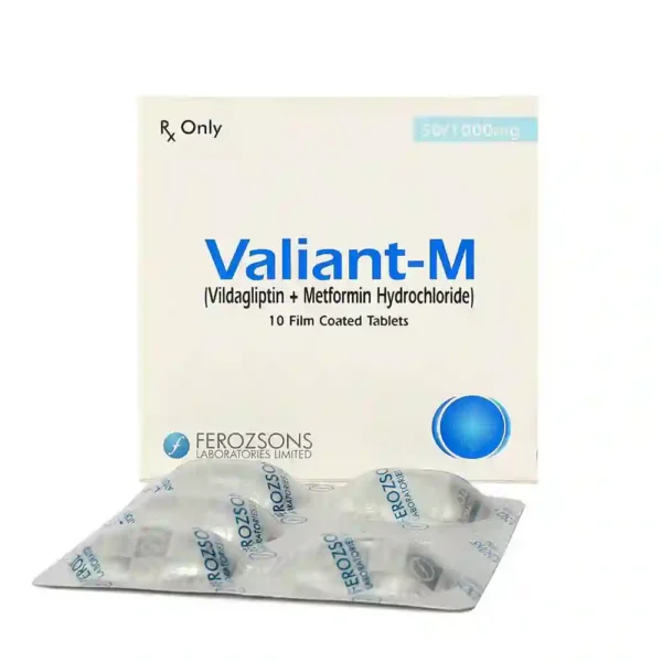 VALIANT M 50/1000 MG TAB