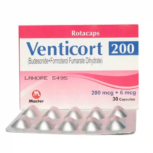 VENTICORT 200MCG CAPS