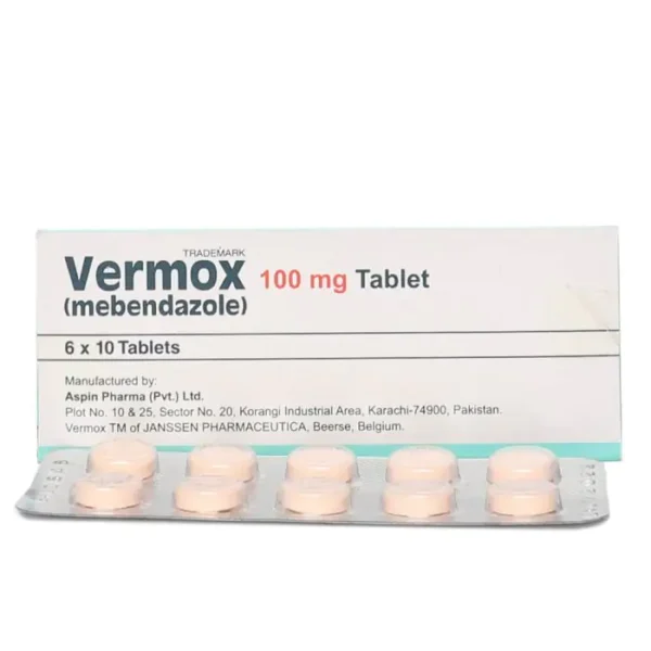 VERMOX TABLETS 100MG