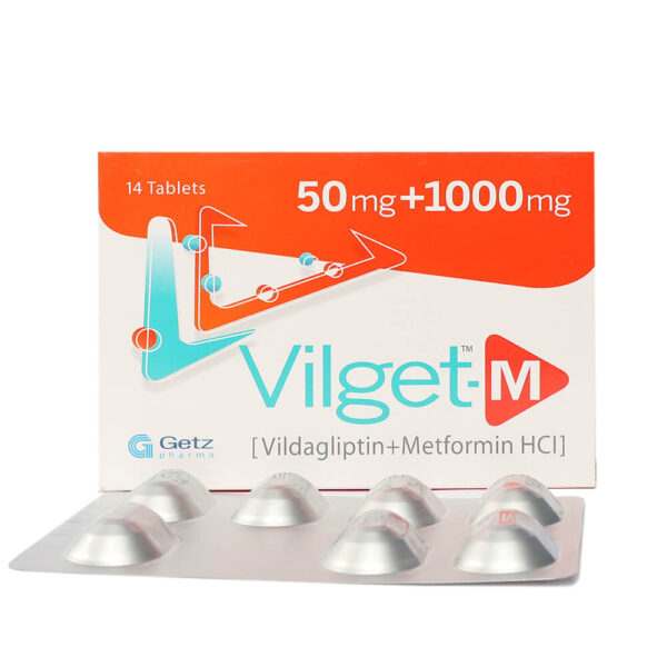 VILGET M 50/1000MG TAB