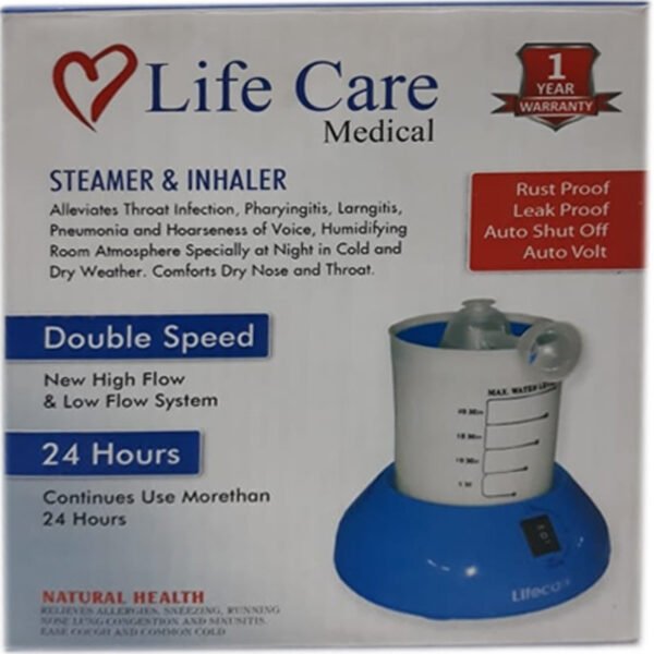 LIFECARE STEAMER & INHALER- CHEMISTCART