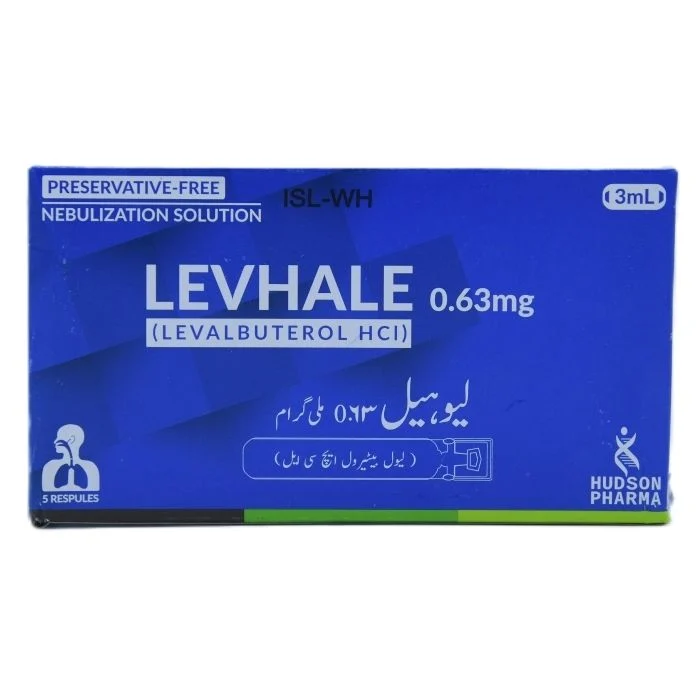 LEVHALE 0.63+3ML RESPULES 5`S