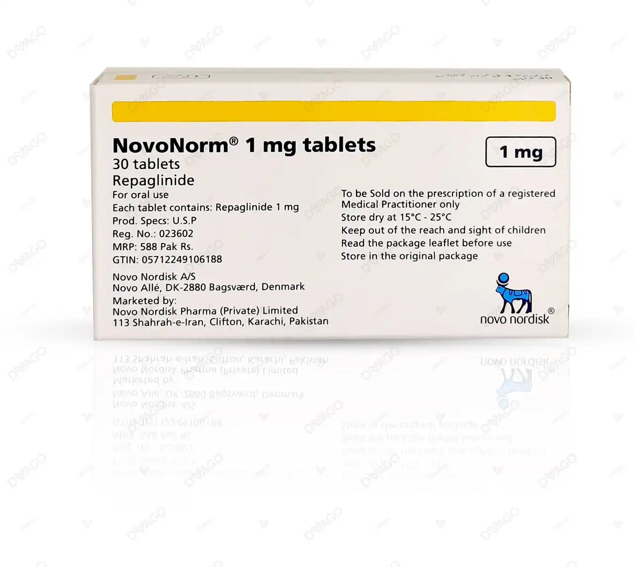 NOVONORM 1 MG NEW RATE