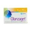 OLANZAGET 3/25MG CAP 14`S