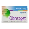 OLANZAGET 6/25MG CAP 14`S