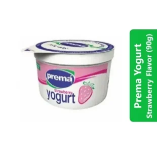 PREMA YOGURT STARWBERRY FLAVORED 90G