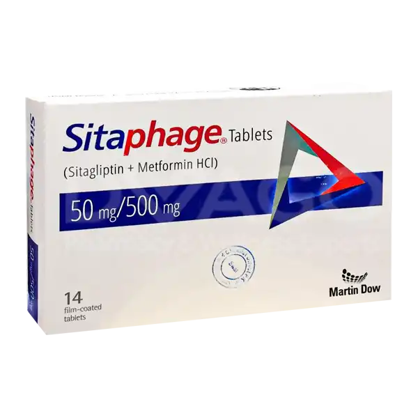 SITAPHAGE XR TAB 50/500MG 14`S