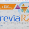 TREVIA R2 15+100MG TAB 14`S