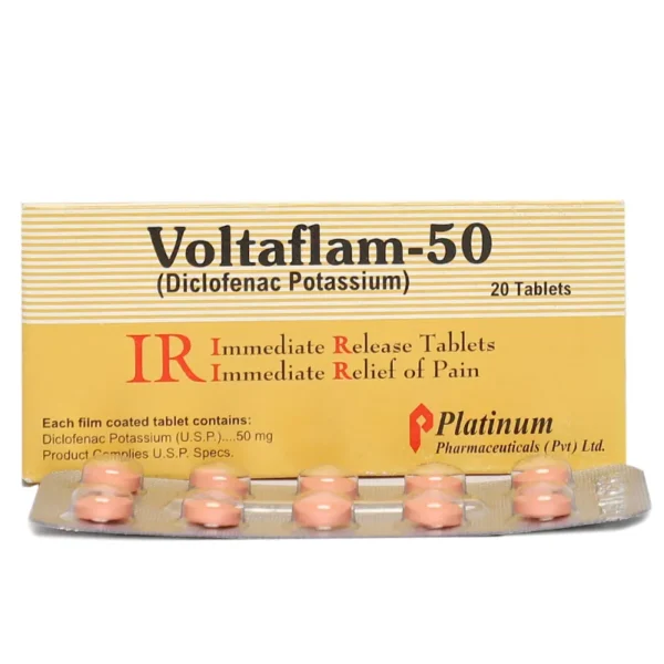 Voltaflam-50- Immediate Release Tablets - Instant Relief of Pain