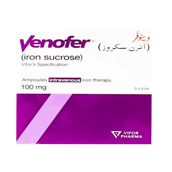 VENOFER 100MG INJ 5ML
