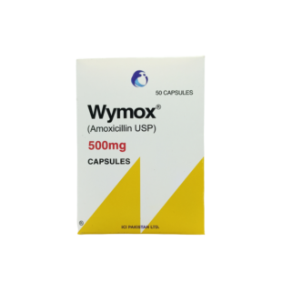 WYMOX 500MG CAPSULE is used to prevent and treat different types of bacterial infections like chest infections (pneumonia, bronchitis), ear/nose/throat (ENT) infections, urinary tract infections, skin infections, leg ulcers, gum ulcers, dental infections, and pressure sores.