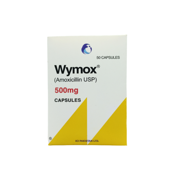 WYMOX 500MG CAPSULE is used to prevent and treat different types of bacterial infections like chest infections (pneumonia, bronchitis), ear/nose/throat (ENT) infections, urinary tract infections, skin infections, leg ulcers, gum ulcers, dental infections, and pressure sores.
