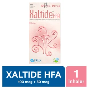 XALTIDE INHALER 100mcg+50mcg