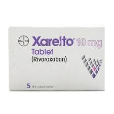 XARELTO 10MG TAB-Blood pressure emergency medicine