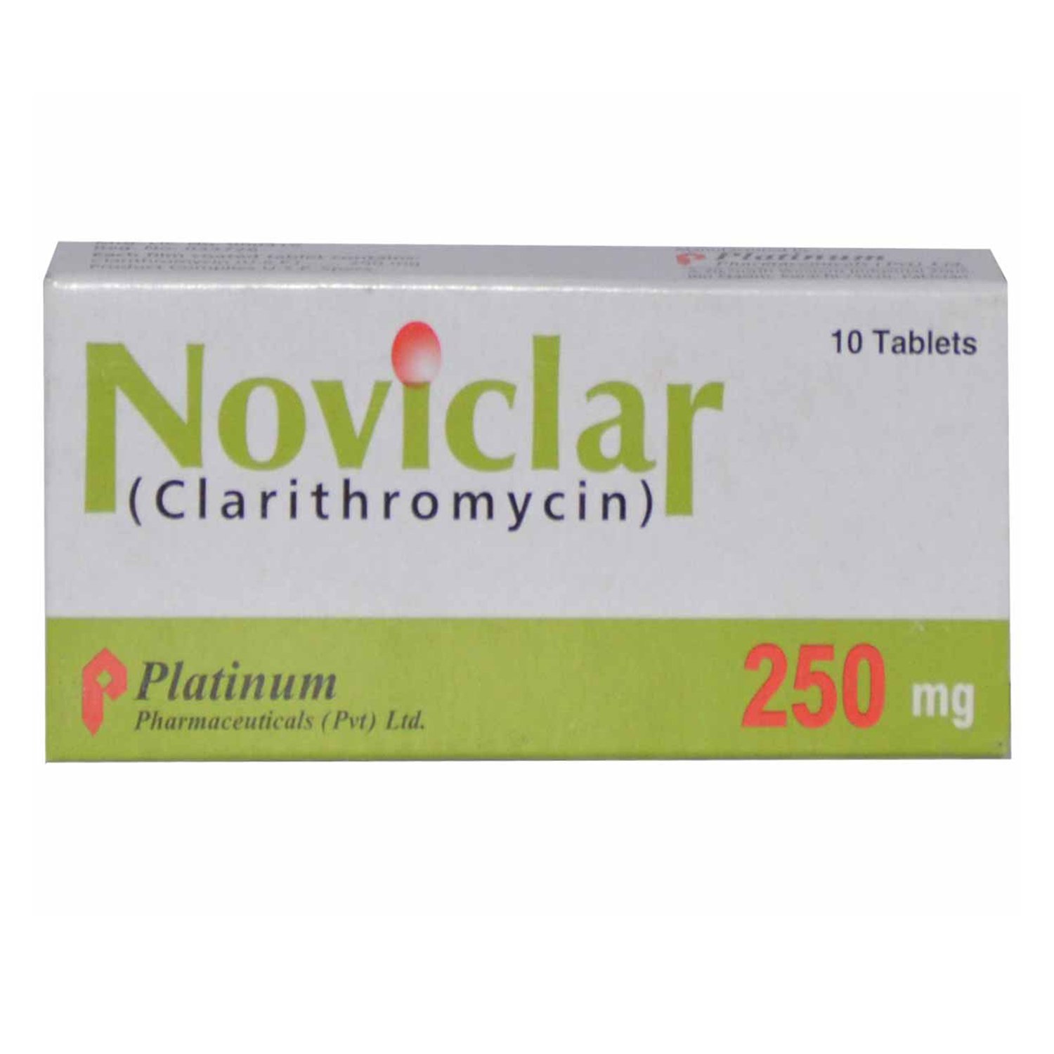 NOVICLAR 250MG TAB