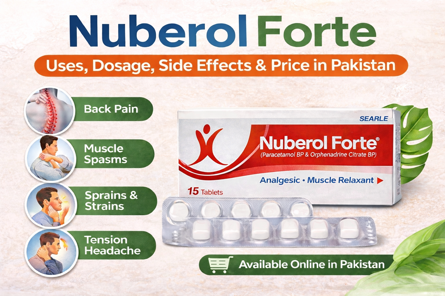 Nuberol Forte Uses | Dosage, Side Effects and Price in Pakistan