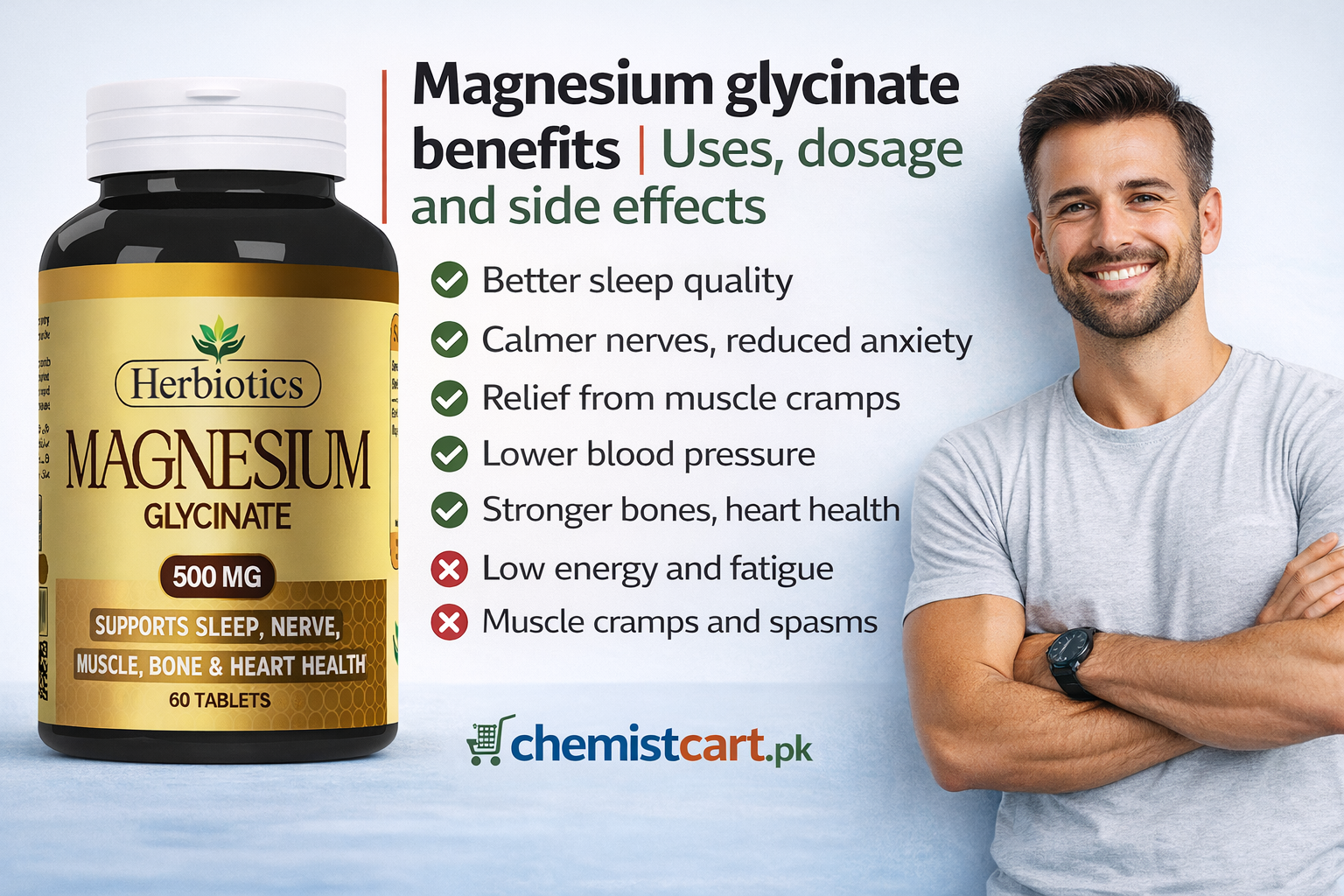 Magnesium Glycinate Benefits | Uses, Dosage and Side Effects